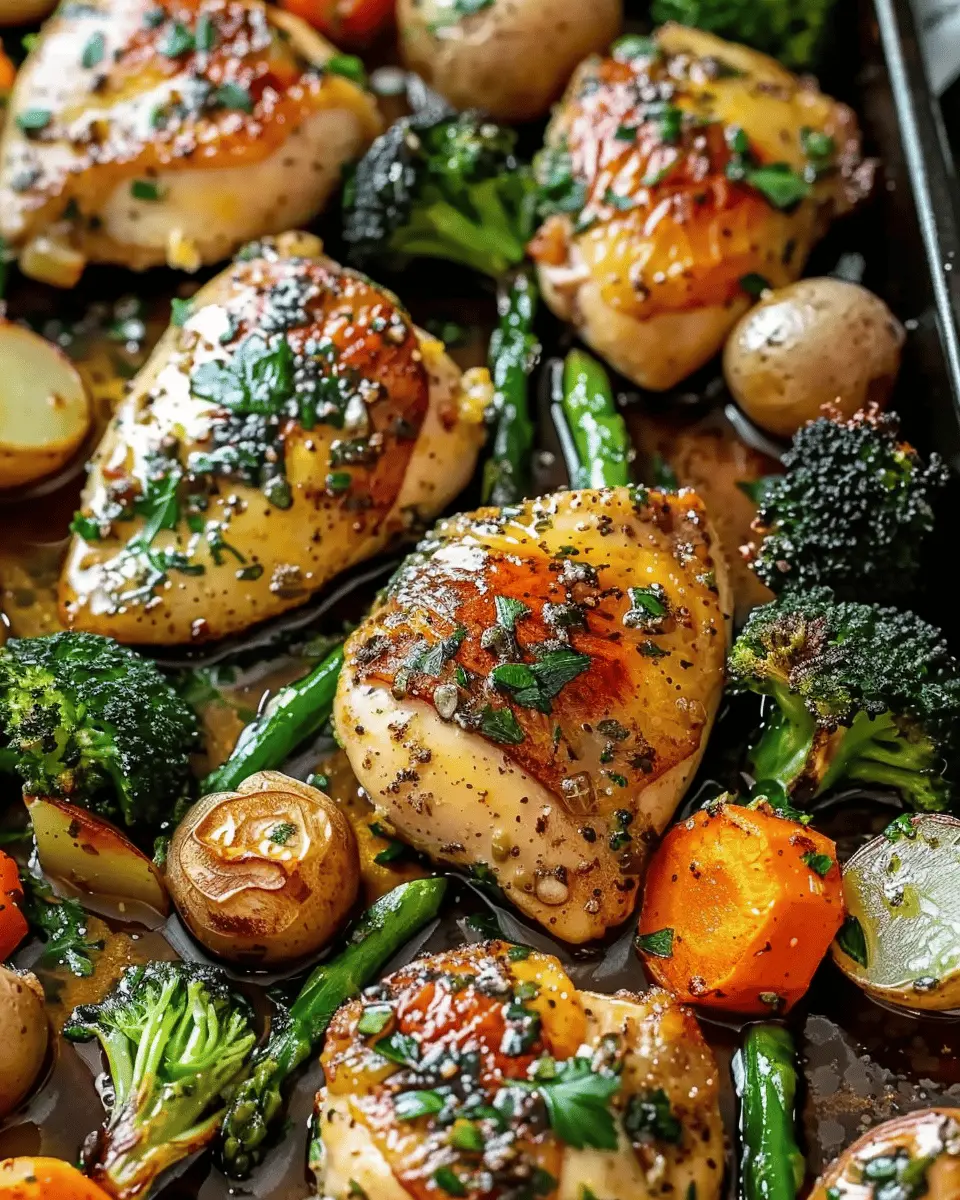 Sheet Pan Garlic Butter Chicken and Veggies for Easy Weeknight Dinners