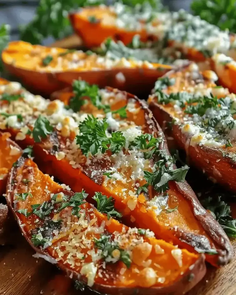 Garlic Parmesan Sweet Potato Wedges: A Delicious and Healthy Snack
