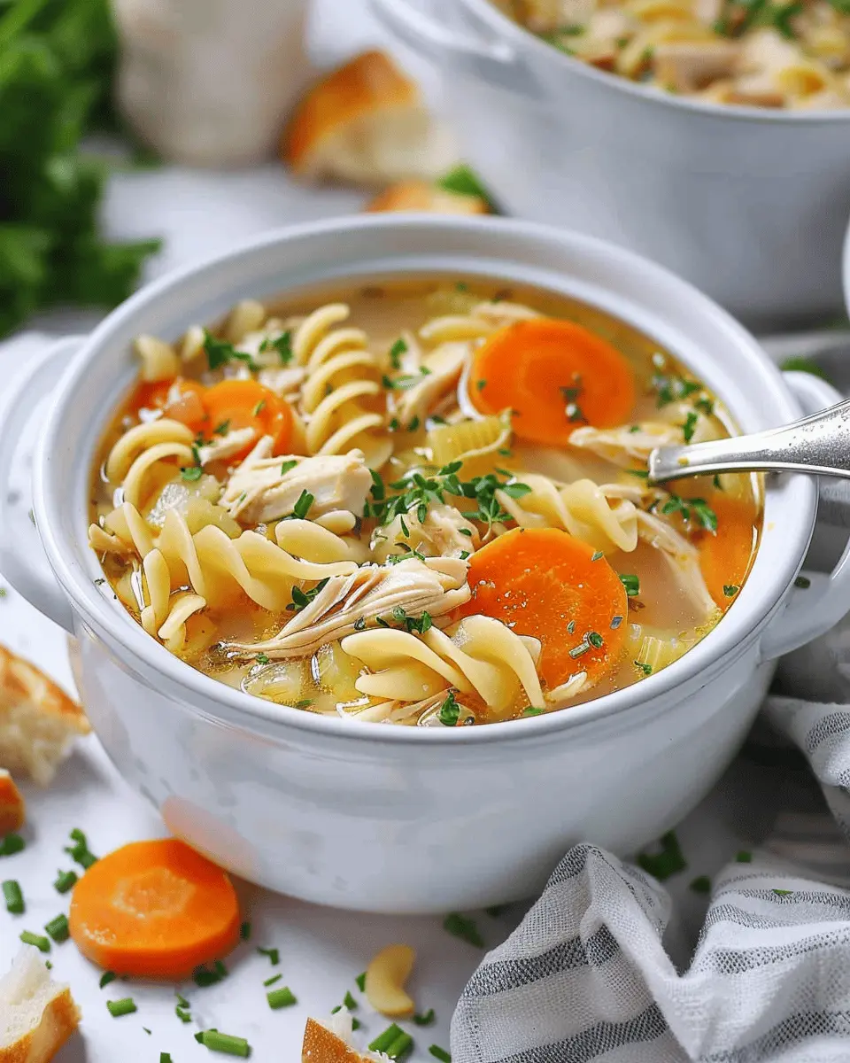 Chick Fil A Chicken Noodle Soup Recipe: Easy Comfort Food Delight