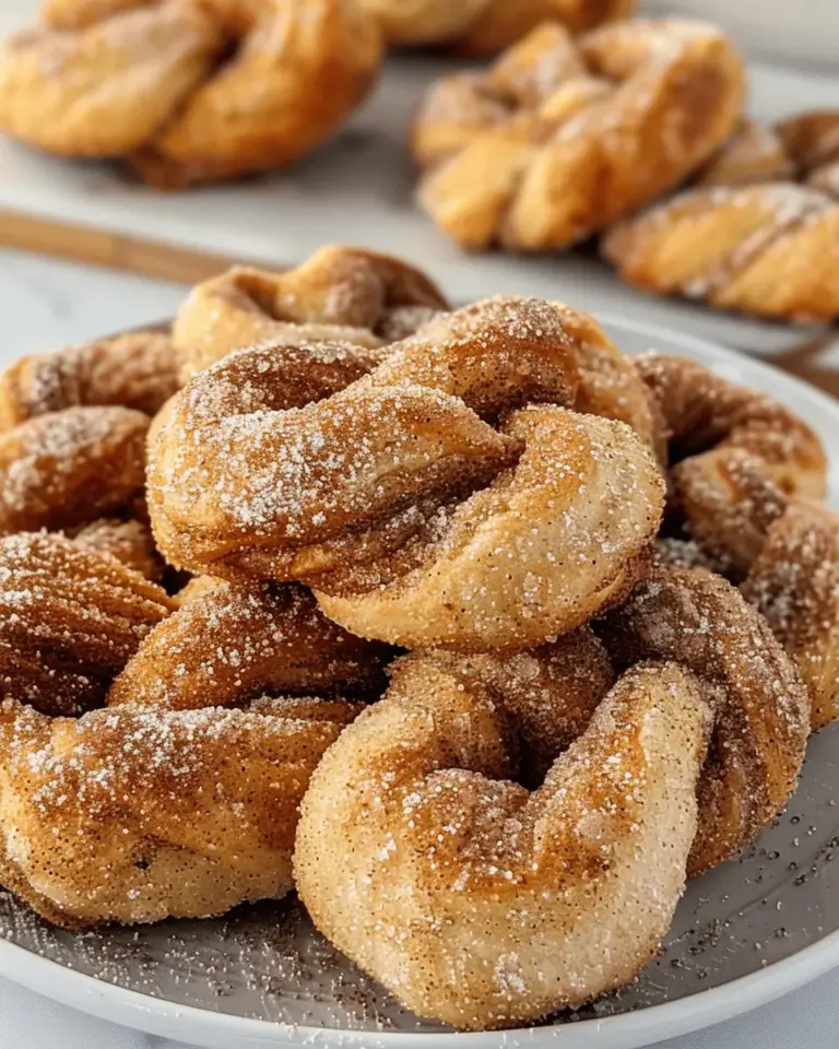 Vegan Cinnamon Sugar Knots