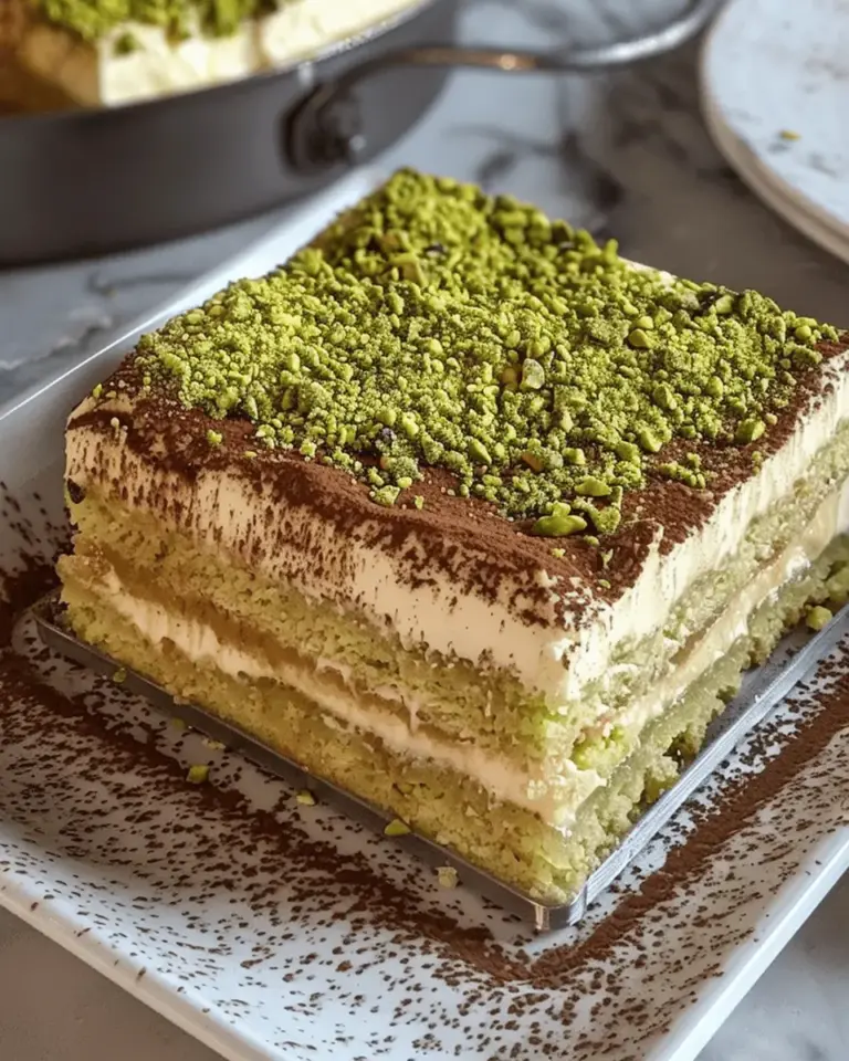 Pistachio Tiramisu