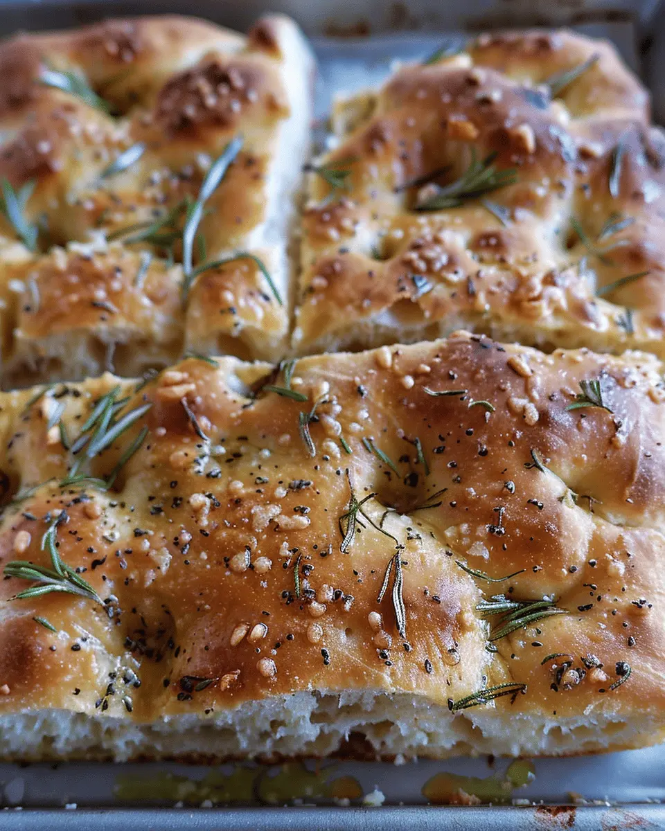 Overnight Focaccia: Easy Recipe for Homemade Indulgence