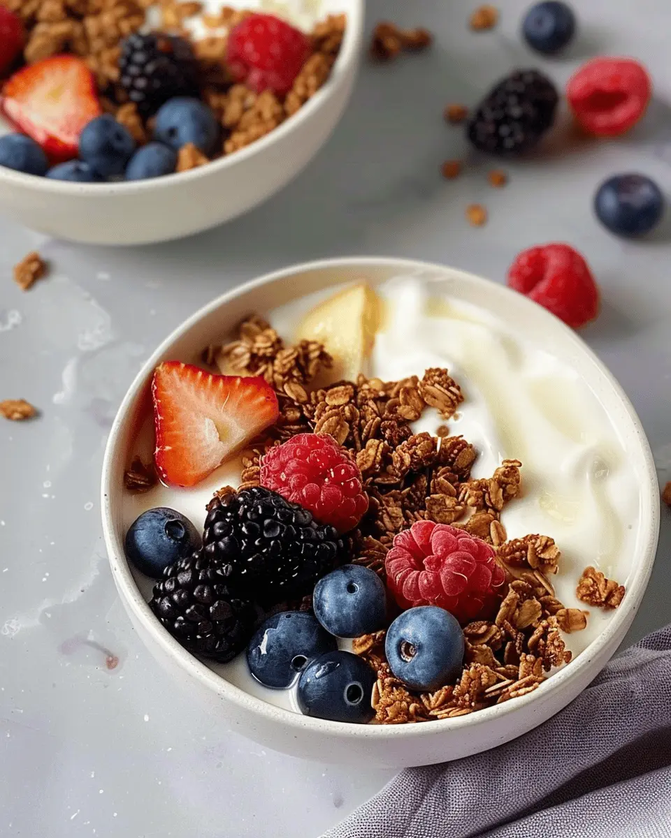 Greek Yogurt with Granola and Fruit: The Best Healthy Treat