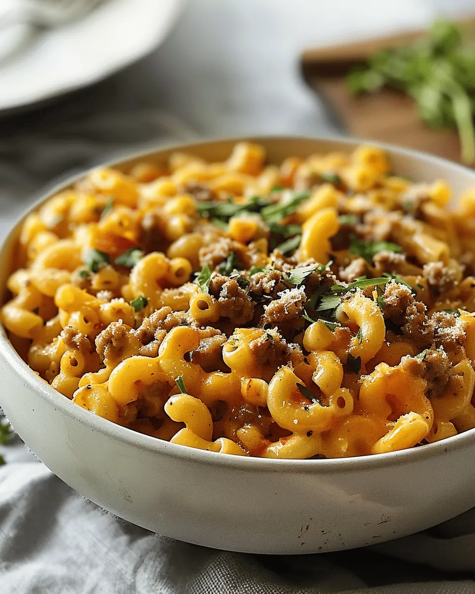 One-Pot Cheeseburger Macaroni: Easy Dinner for Busy Nights