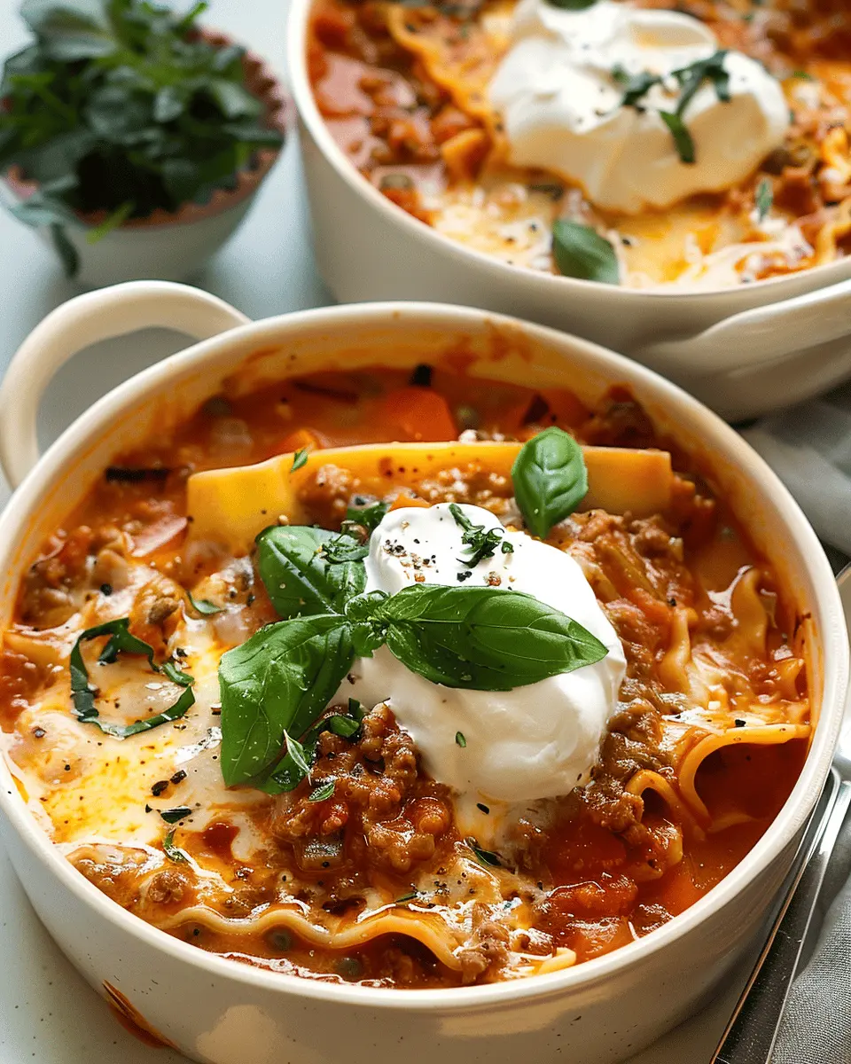 Lasagna Soup: Indulgent Comfort in Every Bowl With Turkey Bacon