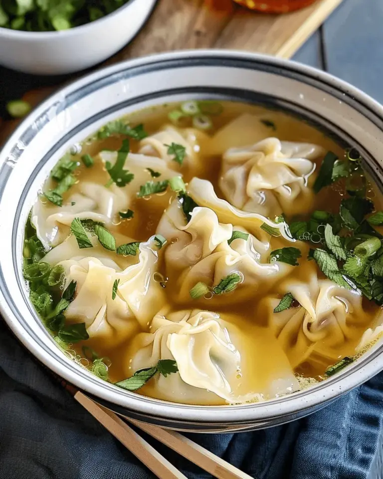 Chicken Wonton Soup
