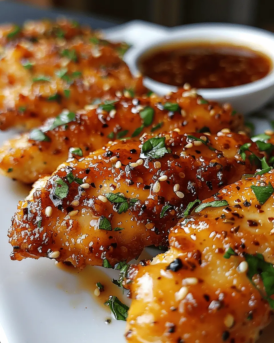 Air Fryer Honey Butter Garlic Chicken Tenders You’ll Love for Dinner