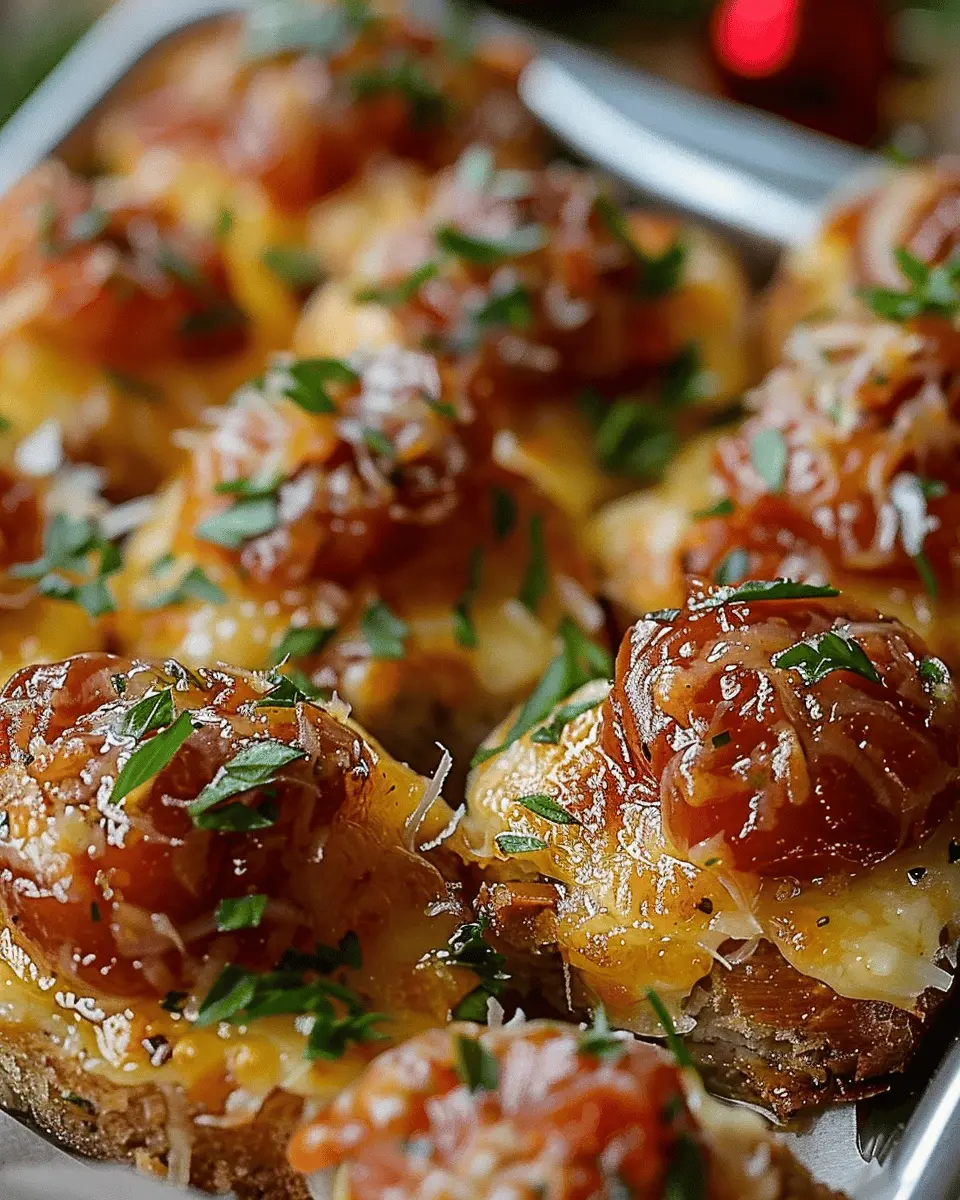 Hands down one of the most successful Christmas appetizers: Turkey Bacon and Chicken Ham Bites