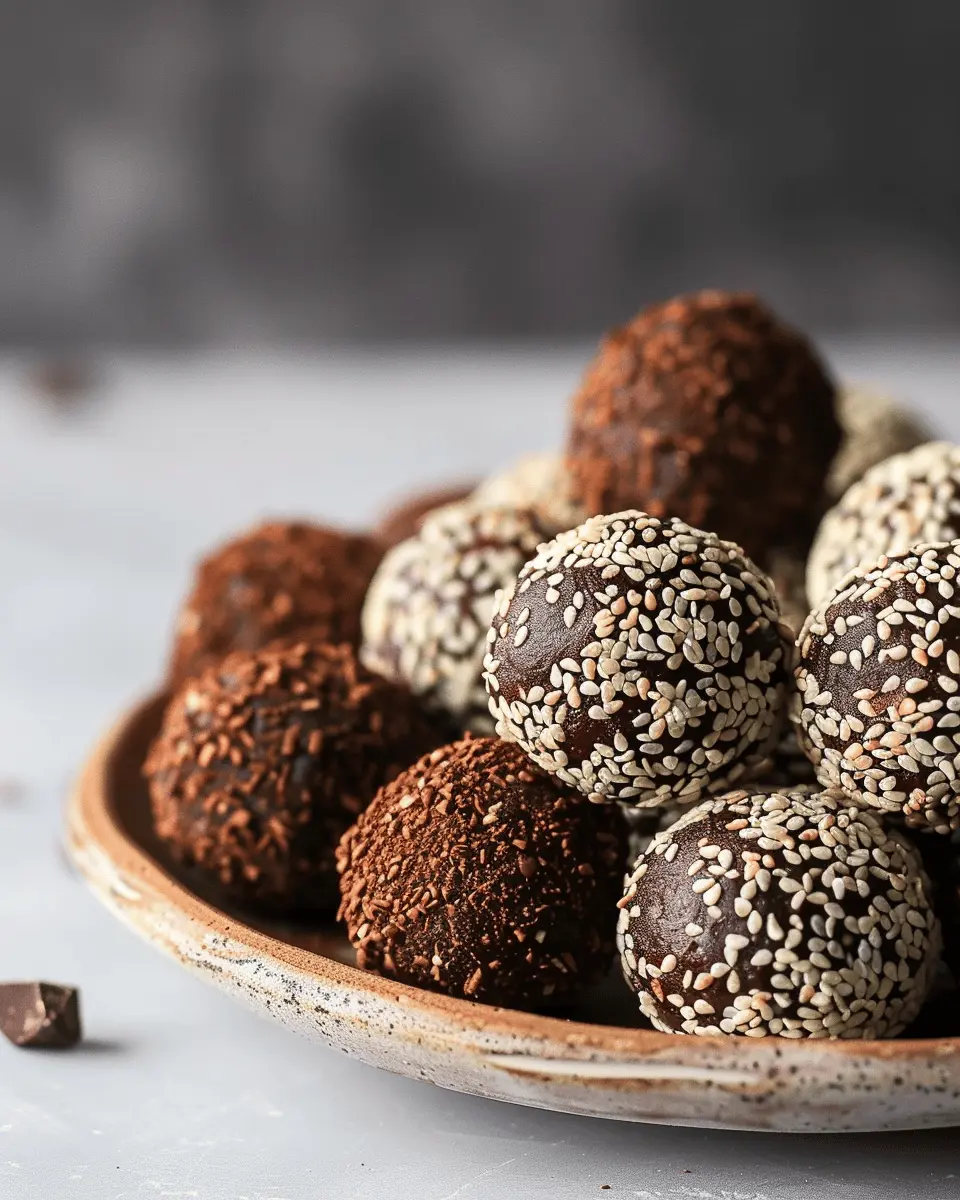 Chocolate Tahini Bliss Balls: Easy Indulgence for Your Sweet Cravings