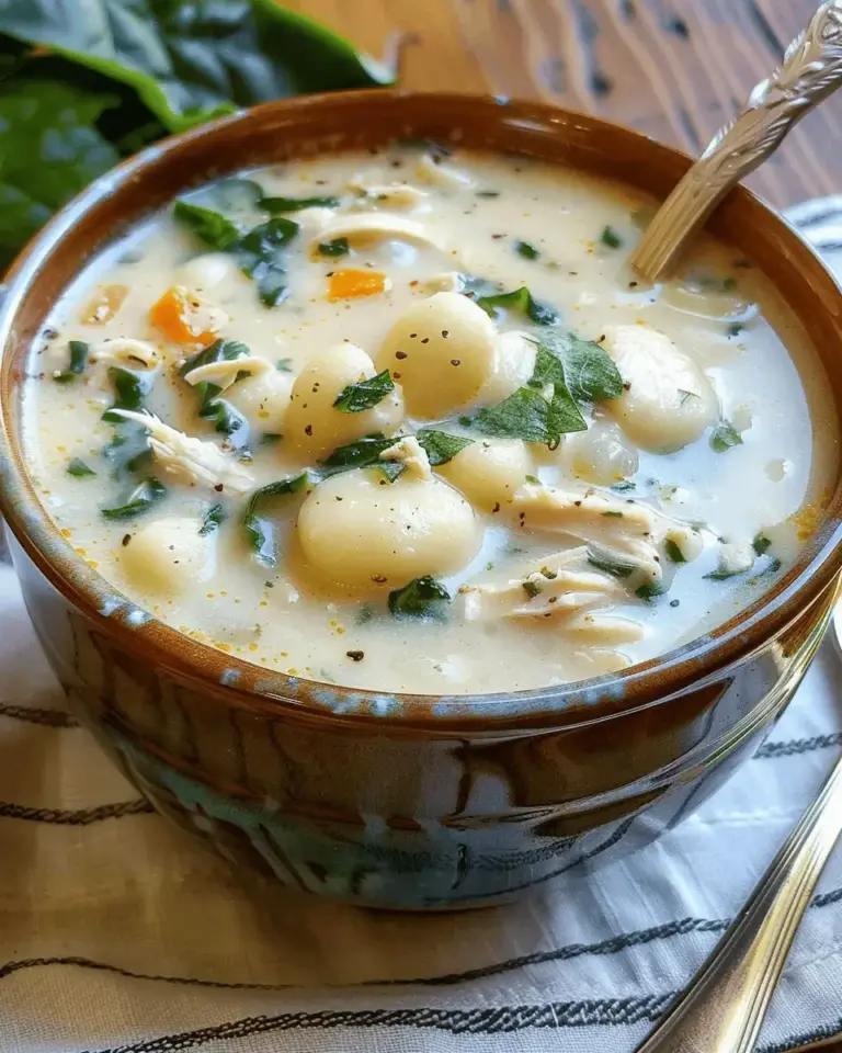 Slow Cooker Chicken Gnocchi Soup