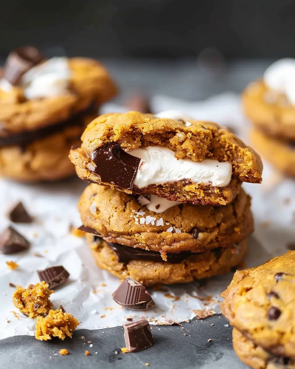 Air Fryer Pumpkin Chocolate Chunk Sandwich Cookie Delightfully Easy