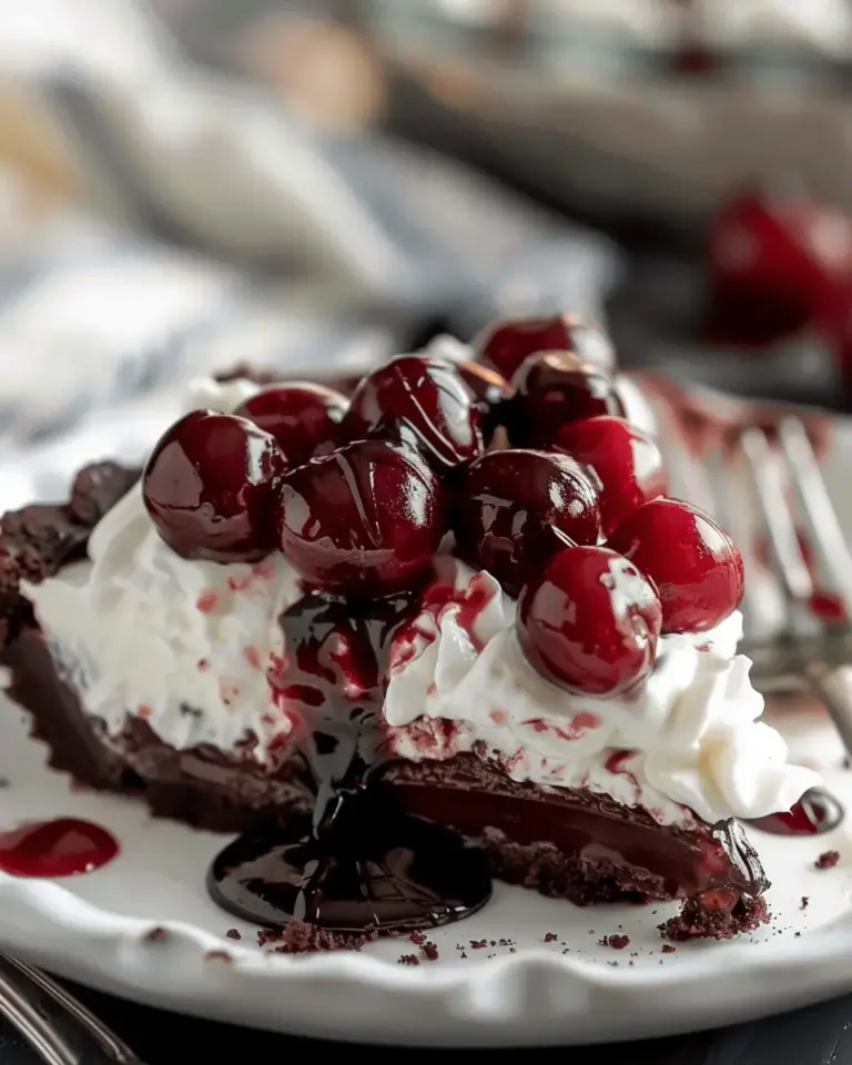 Chocolate Cherry Cream Pie Recipe