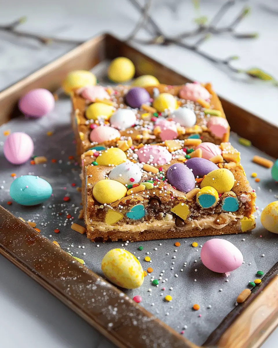 Easter Egg Cookie Bars: Indulgent Treat for Your Holiday Table