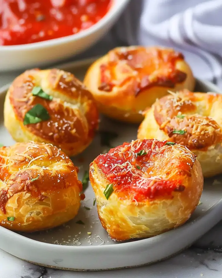 Easy 3 Ingredient Air Fryer Pizza Puffs