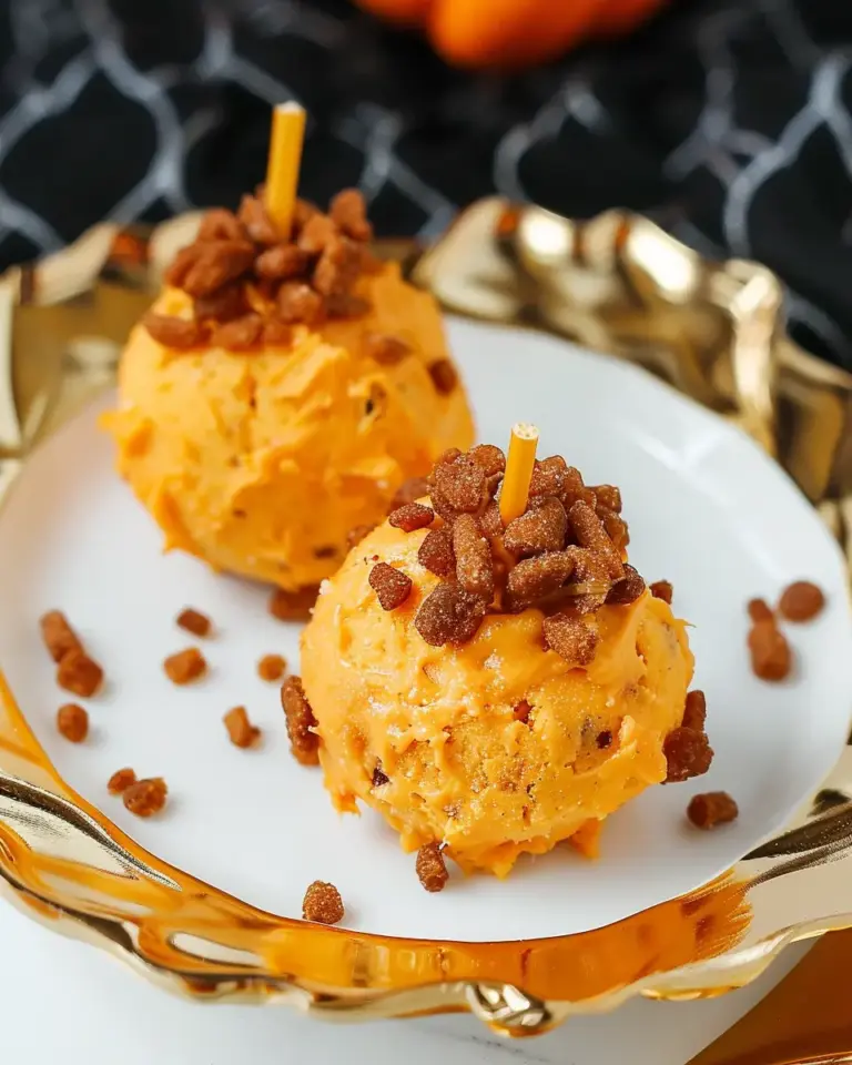 Mini Pumpkin Cheese Ball