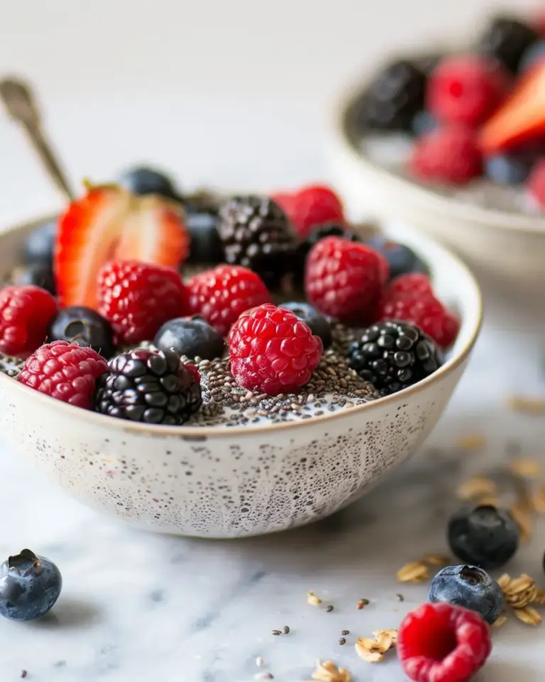 Chia Seed Pudding with Berries Recipe