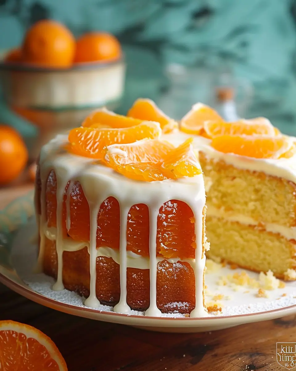 Glazed Tangerine Cake: A Delightfully Easy Citrus Treat
