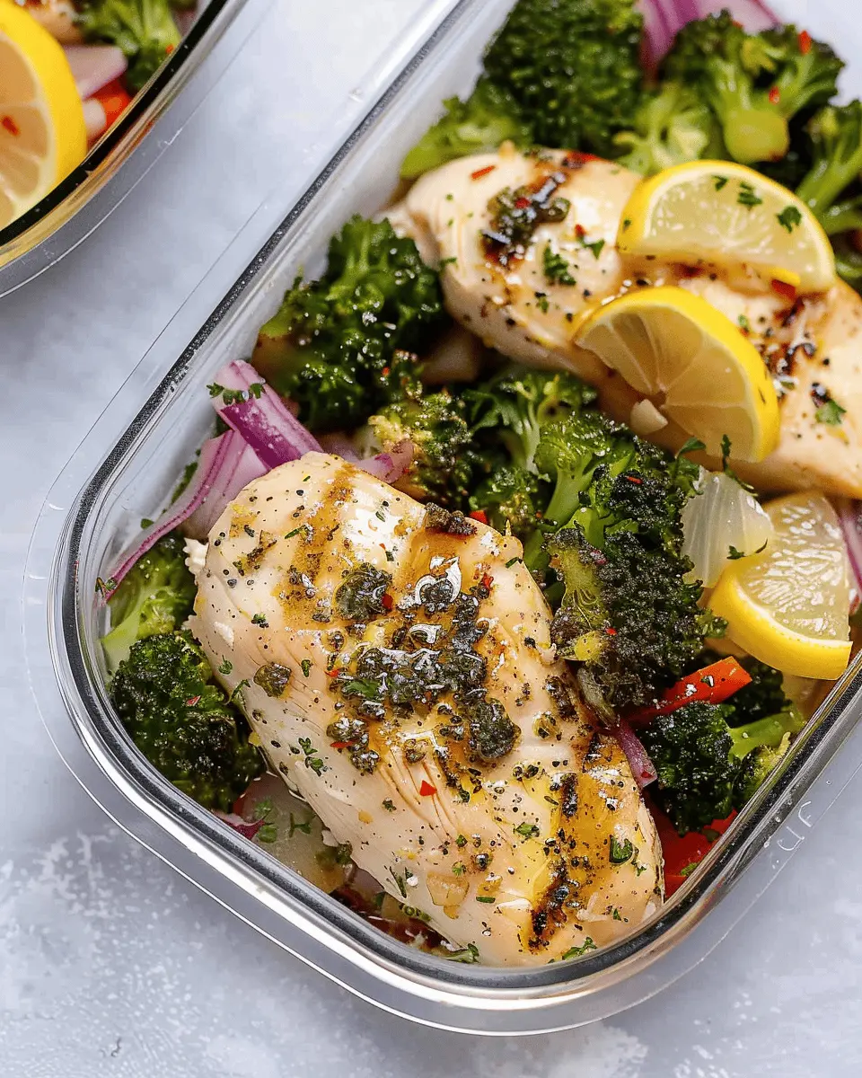 Lemon Pepper Chicken Breast Meal Prep: Easy & Flavorful Dinners