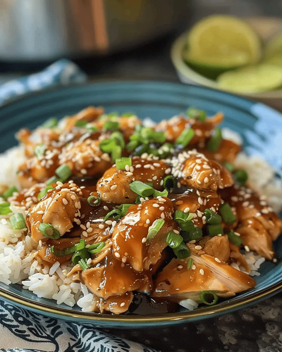 Crockpot Honey Garlic Chicken: A Juicy, Effortless Dinner Delight