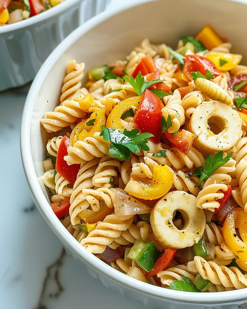 Air Fryer Pasta Salad: Easy and Flavorful with Turkey Bacon