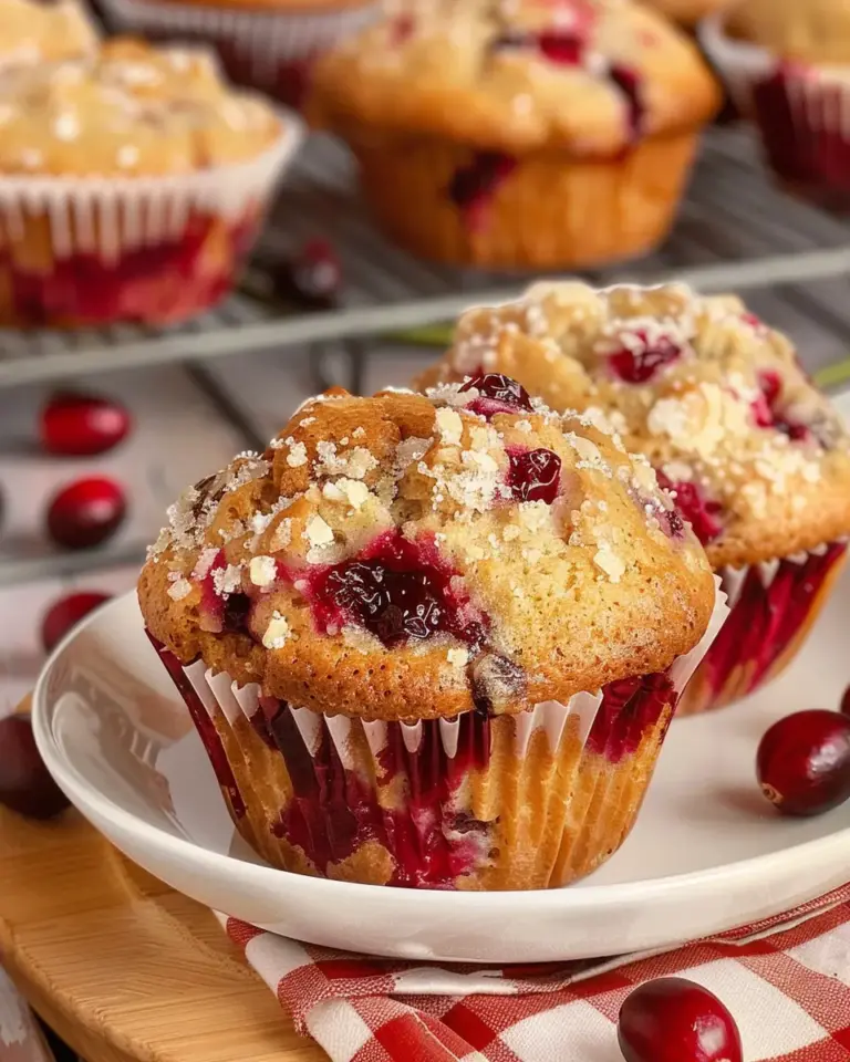 Air Fryer Cranberry Muffins