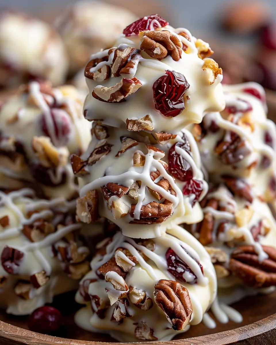 White Chocolate Cranberry Pecan Clusters Recipe: Easy Indulgence at Home
