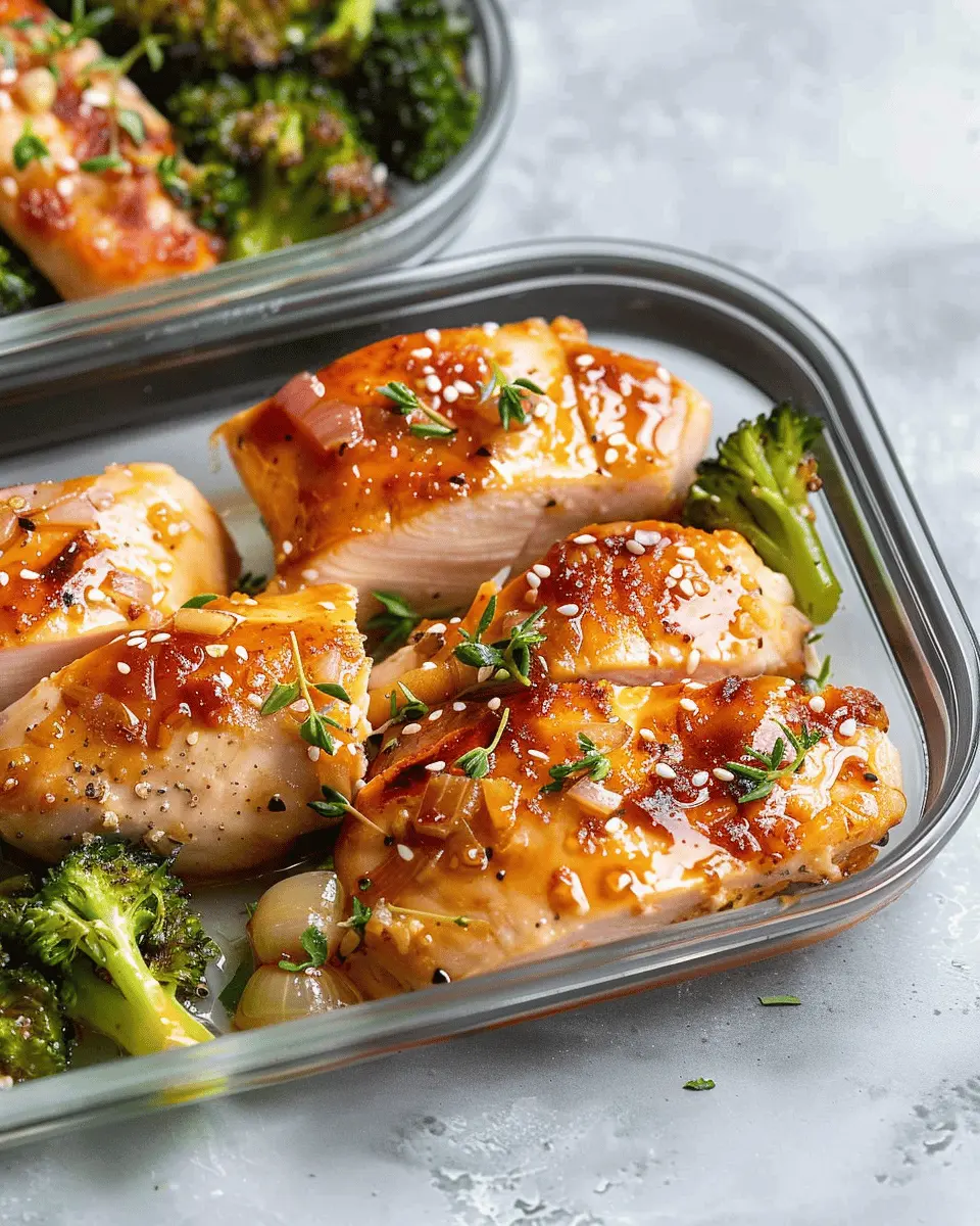 Honey Garlic Chicken Breast Meal Prep: Easy & Juicy Recipe Guide