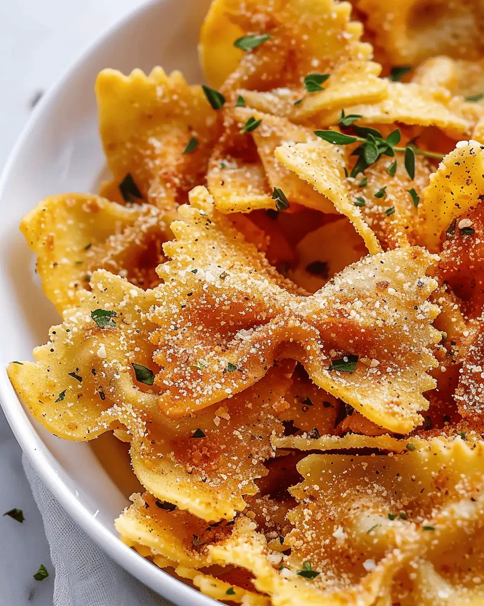 Air Fryer Pasta Chips: Easy and Delicious Snack for All Ages