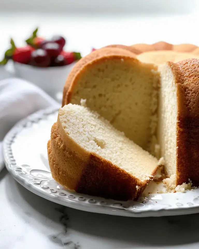 Perfect Cream Cheese Pound Cake