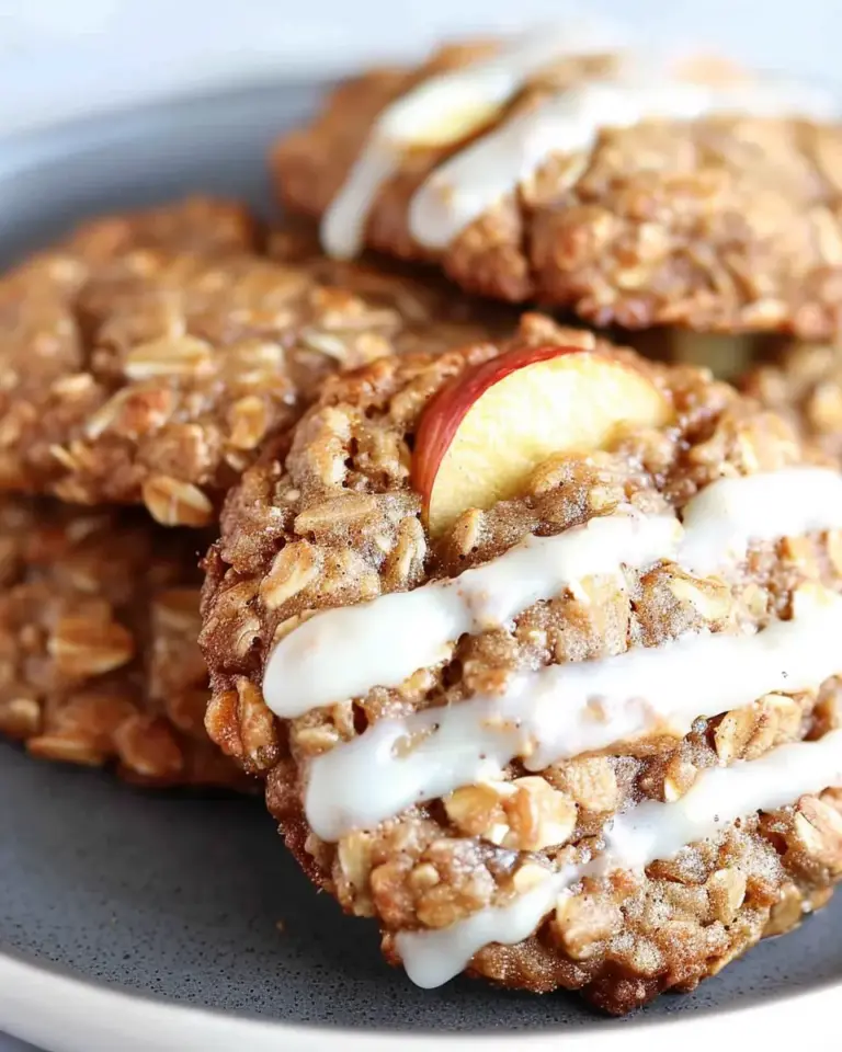 Air Fryer Apple Cinnamon Oatmeal Cookies