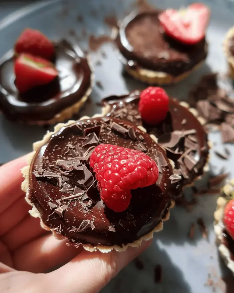Dark Chocolate Chilli Tarts