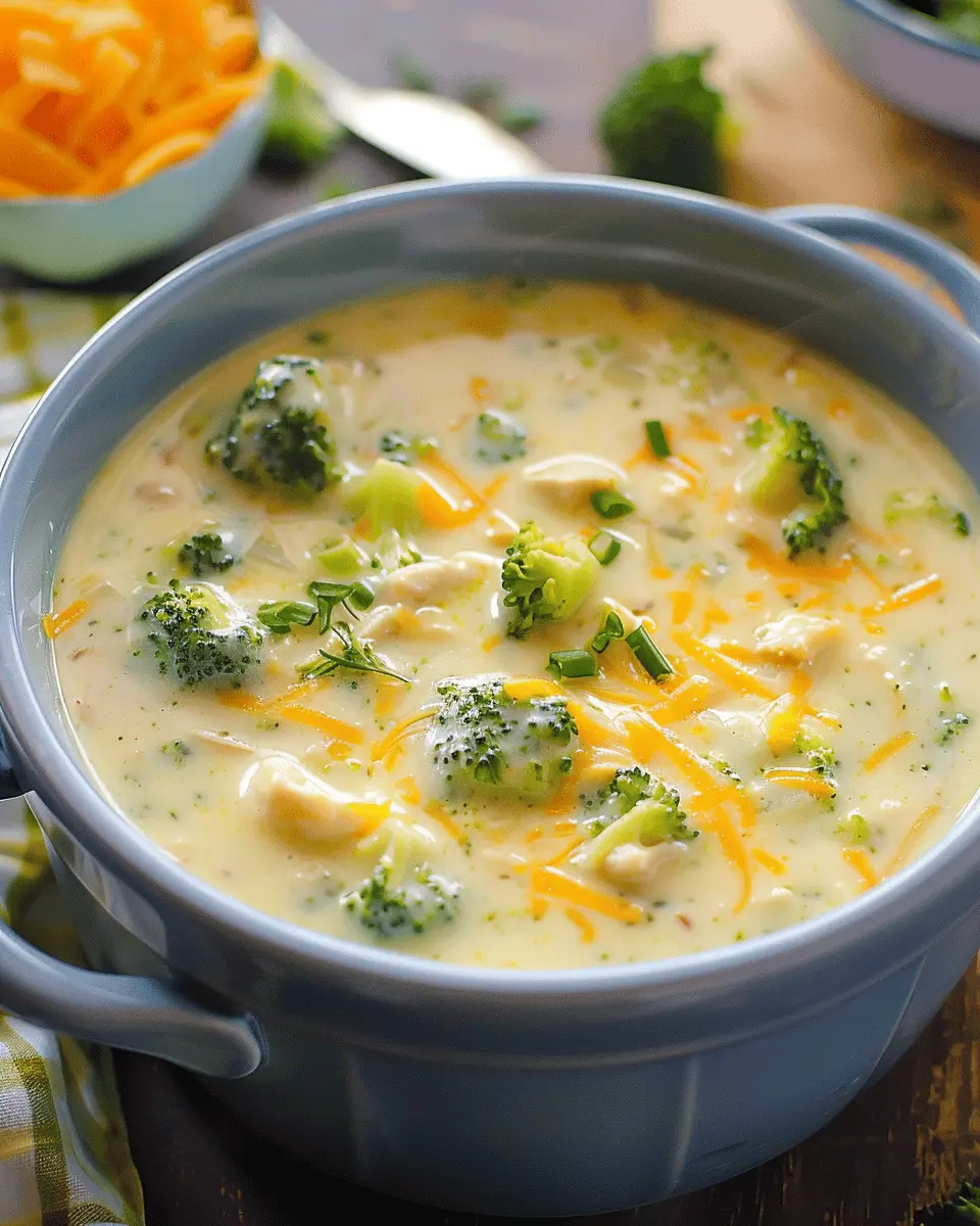 Broccoli Cheese Soup with Chicken: The Best Comforting Recipe