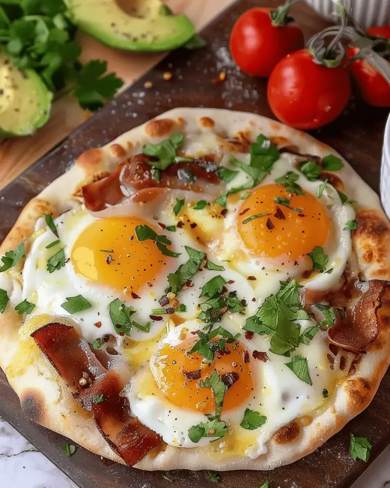 Naan Breakfast Pizza