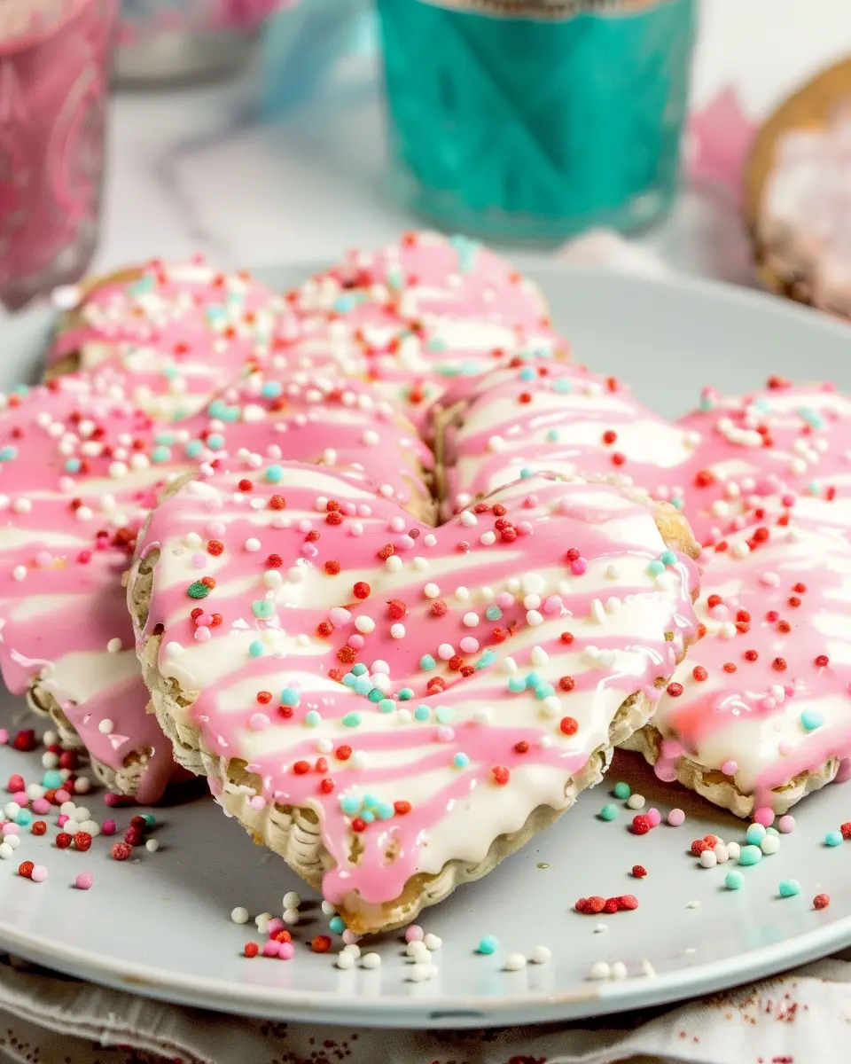 Air Fryer Heart Shaped Valentine’s Day Pop Tarts: Easy &amp; Fun Treats