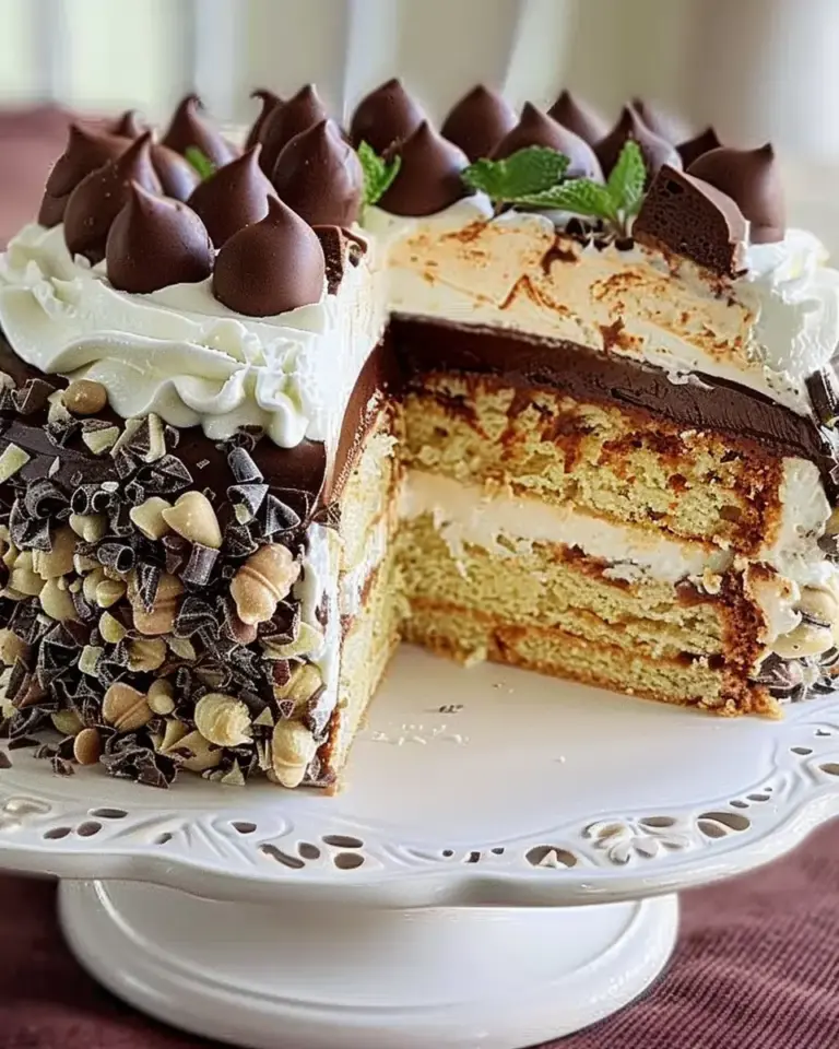 Chocolate Cannoli Cake