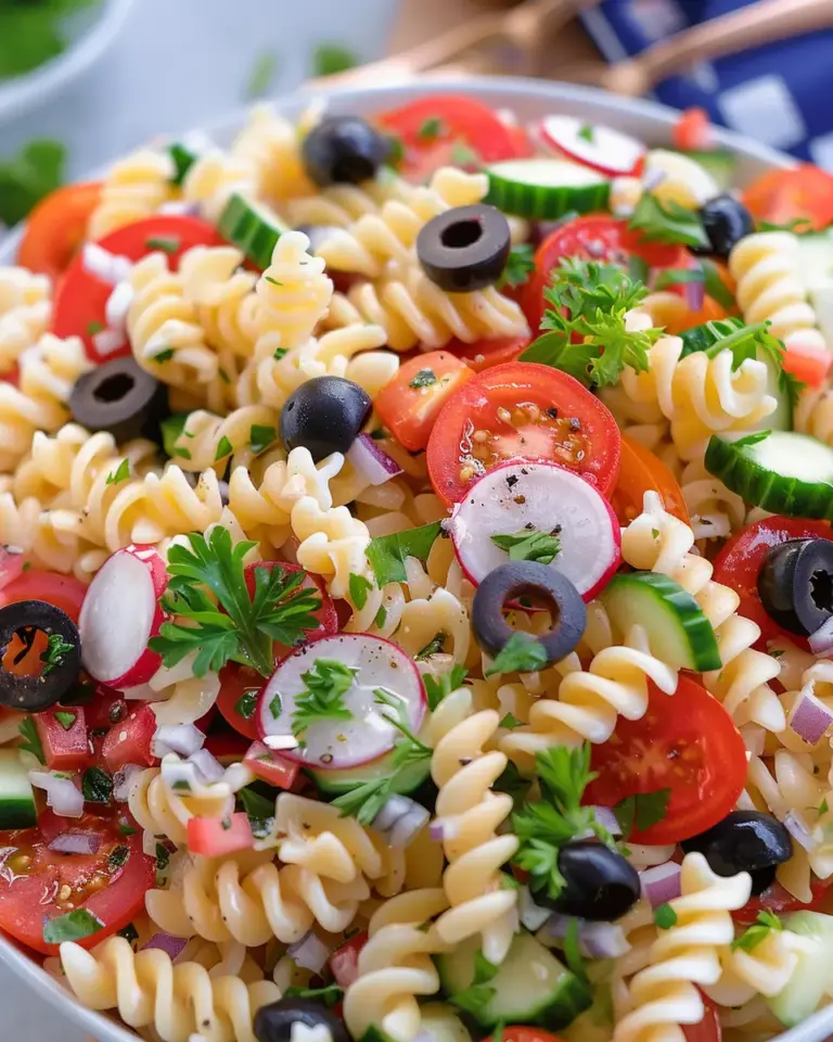 Fourth of July Pasta Salad