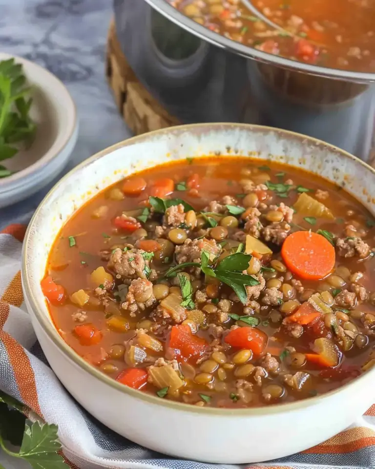Instant Pot Copycat Carrabba’s Sausage Lentil Soup