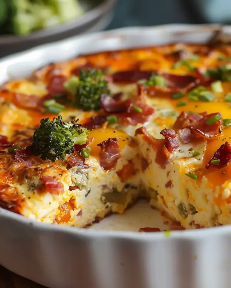 Cheesy Baked Egg Casserole Recipe