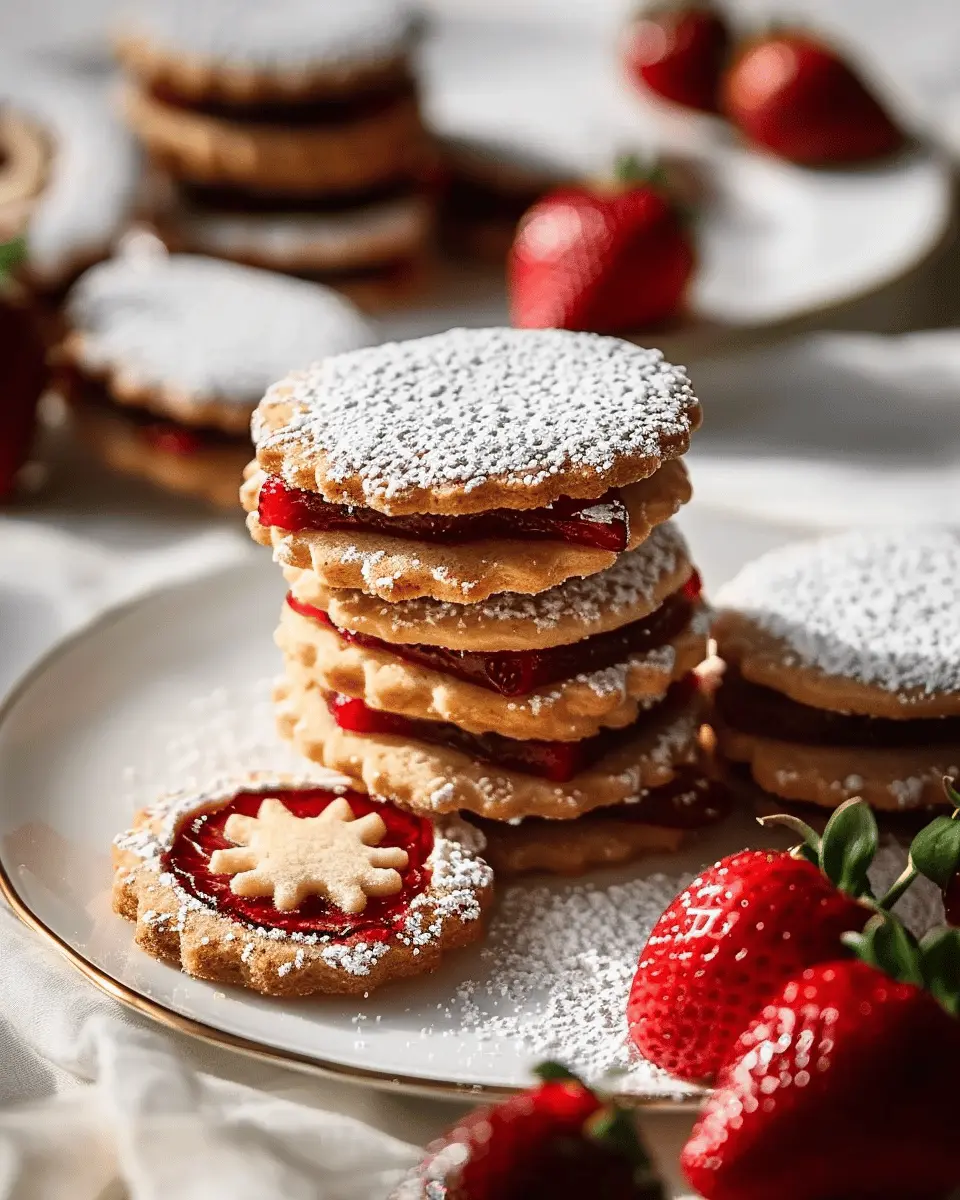 Strawberry Linzer Cookies: A Sweet Indulgence for Every Occasion