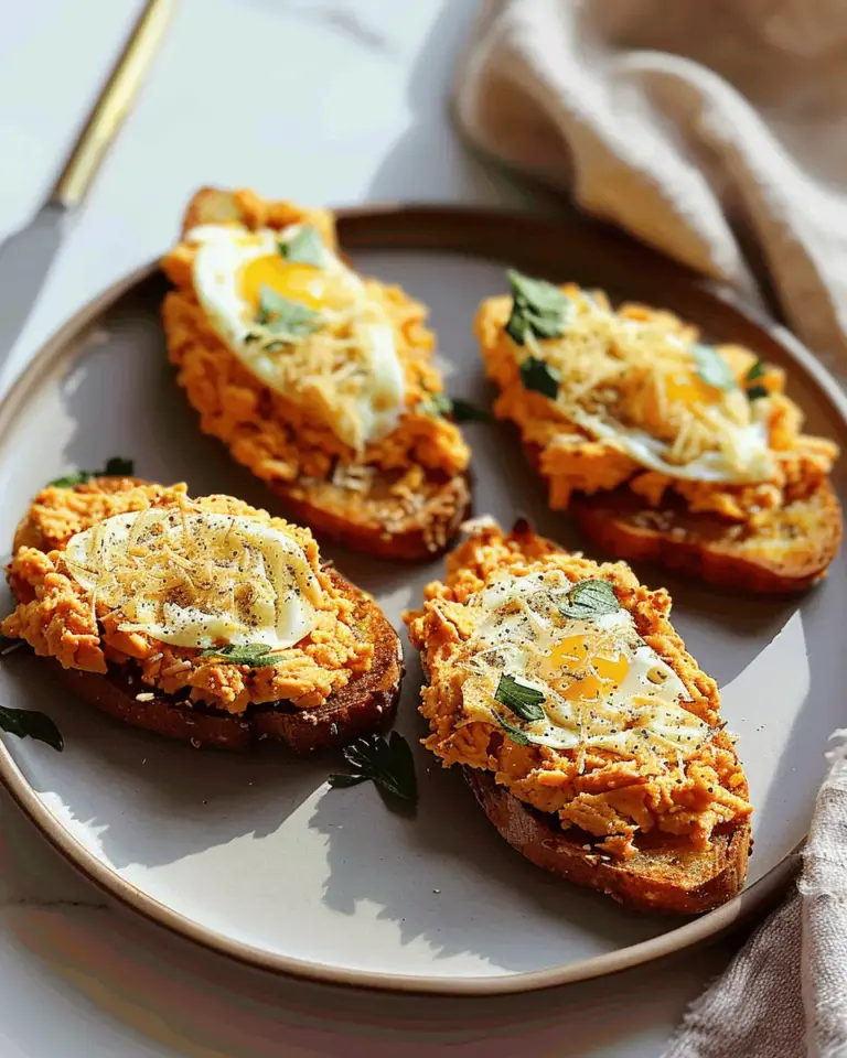 Grated Egg Sweet Potato Toast