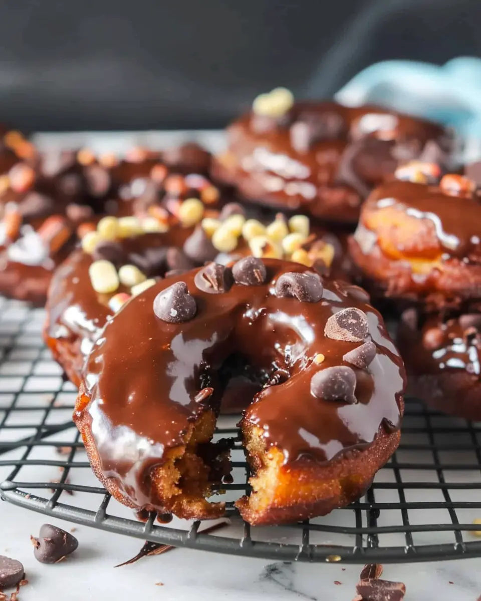 Easy Air Fryer Chocolate Glazed Donuts: Indulgent Homemade Delight