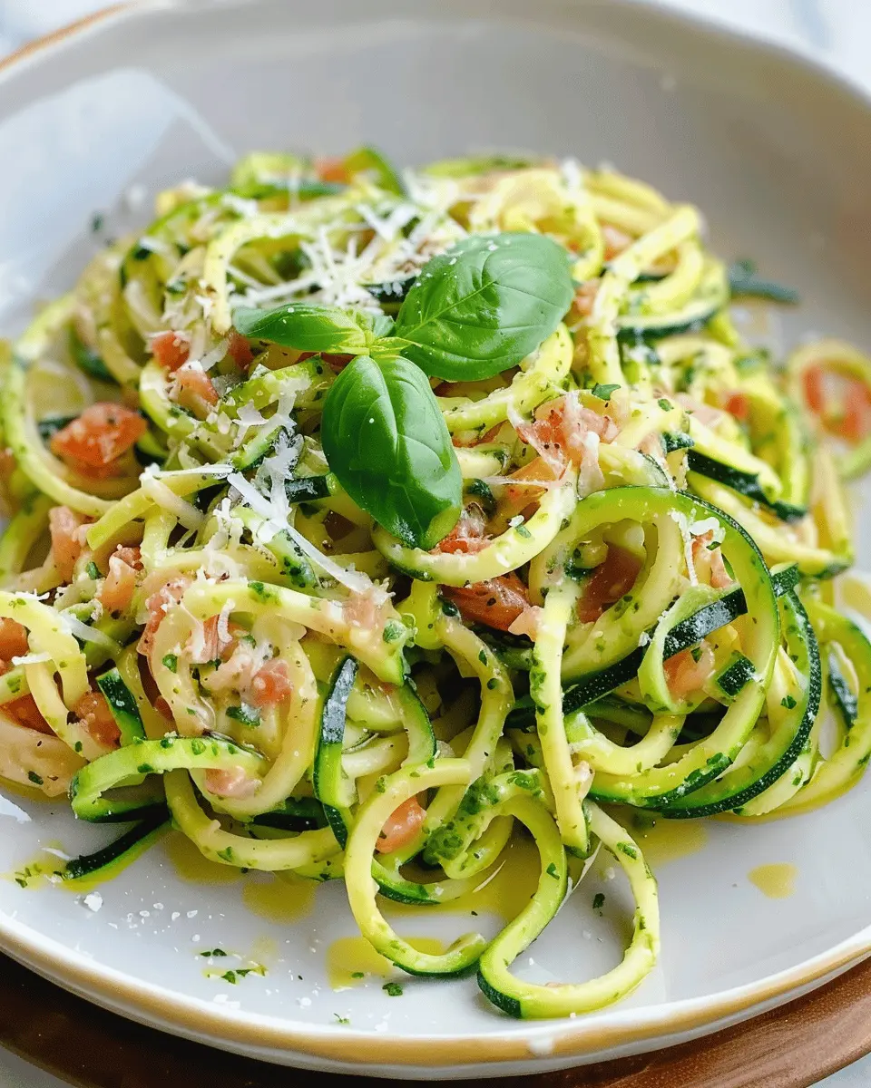 Zucchini Zoodle Pasta: The Best Healthy Swap with Turkey Bacon