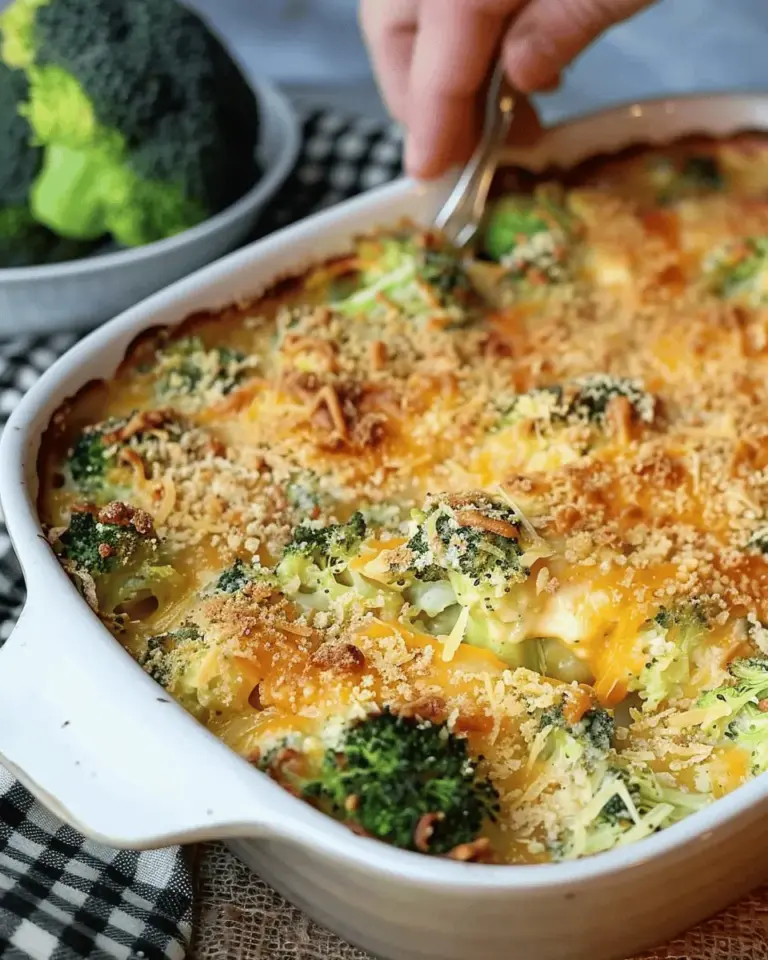 Broccoli Cheddar Casserole