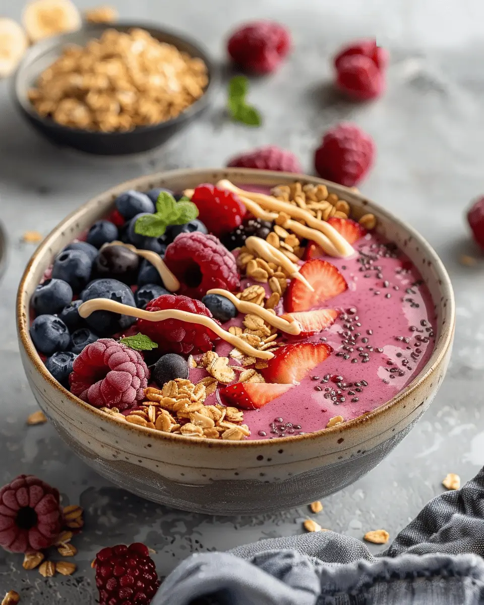 Smoothie Bowl with Berries: A Refreshing Start to Your Day