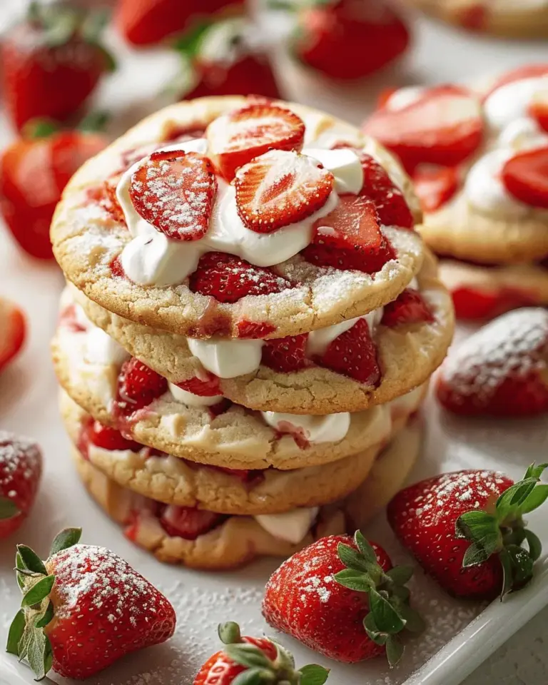 Strawberries and Cream Cookies
