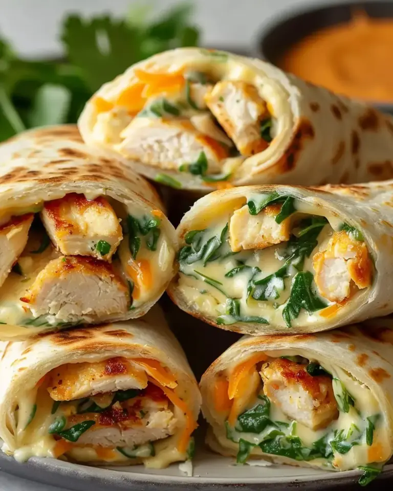 Cheesy Garlic Chicken Wraps: A Quick and Tasty Delight