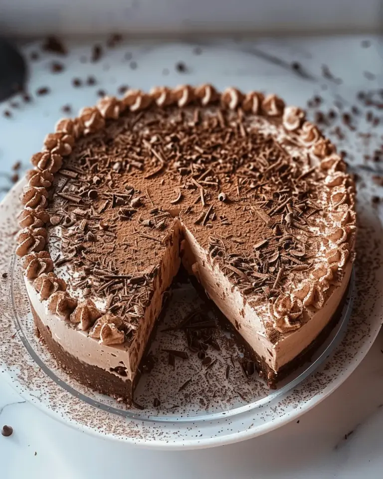 Chocolate Cloud Cheesecake