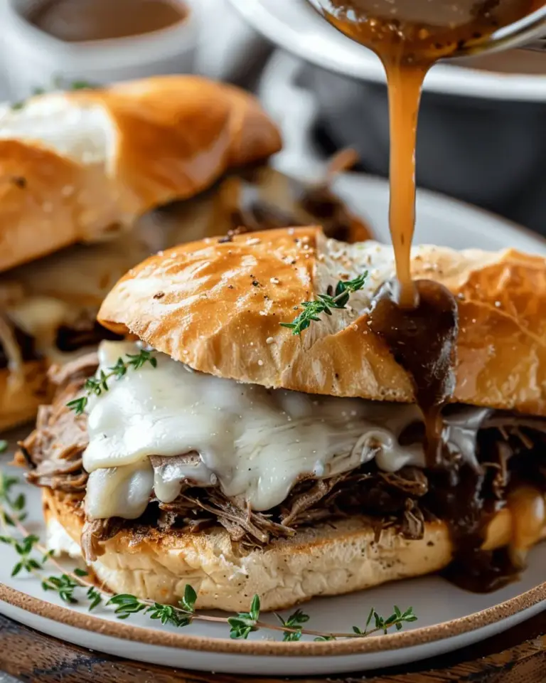 Crockpot French Dip Sandwiches Recipe