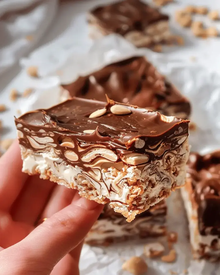 No-Bake Healthy Kinder Bueno Bars