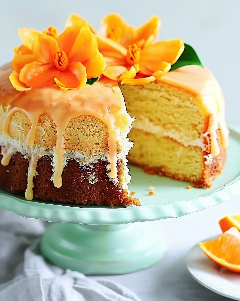Tangerine Chiffon Cake: The Best Light and Zesty Dessert